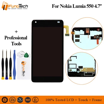 For Nokia Lumia 550 LCD Display Touch Screen Digitizer Assembly Replacements Parts For Lumia 550 RM-1127 4.7" LCDs Screen
For Nokia Lumia 550 LCD Display Touch Screen Digitizer Assembly Replacements Parts For Lumia 550 RM-1127 4.7" LCDs Screen