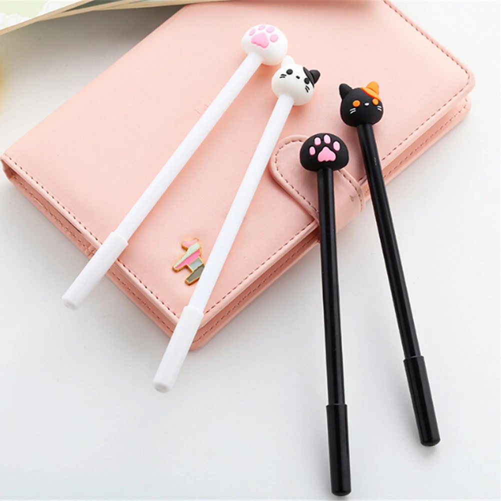 4Pcs Cartoon Cat Plastic Material Rollerball Pen Practical Drawing Stationery Office School Gel Pens Supplies Toys
4Pcs Cartoon Cat Plastic Material Rollerball Pen Practical Drawing Stationery Office School Gel Pens Supplies Toys