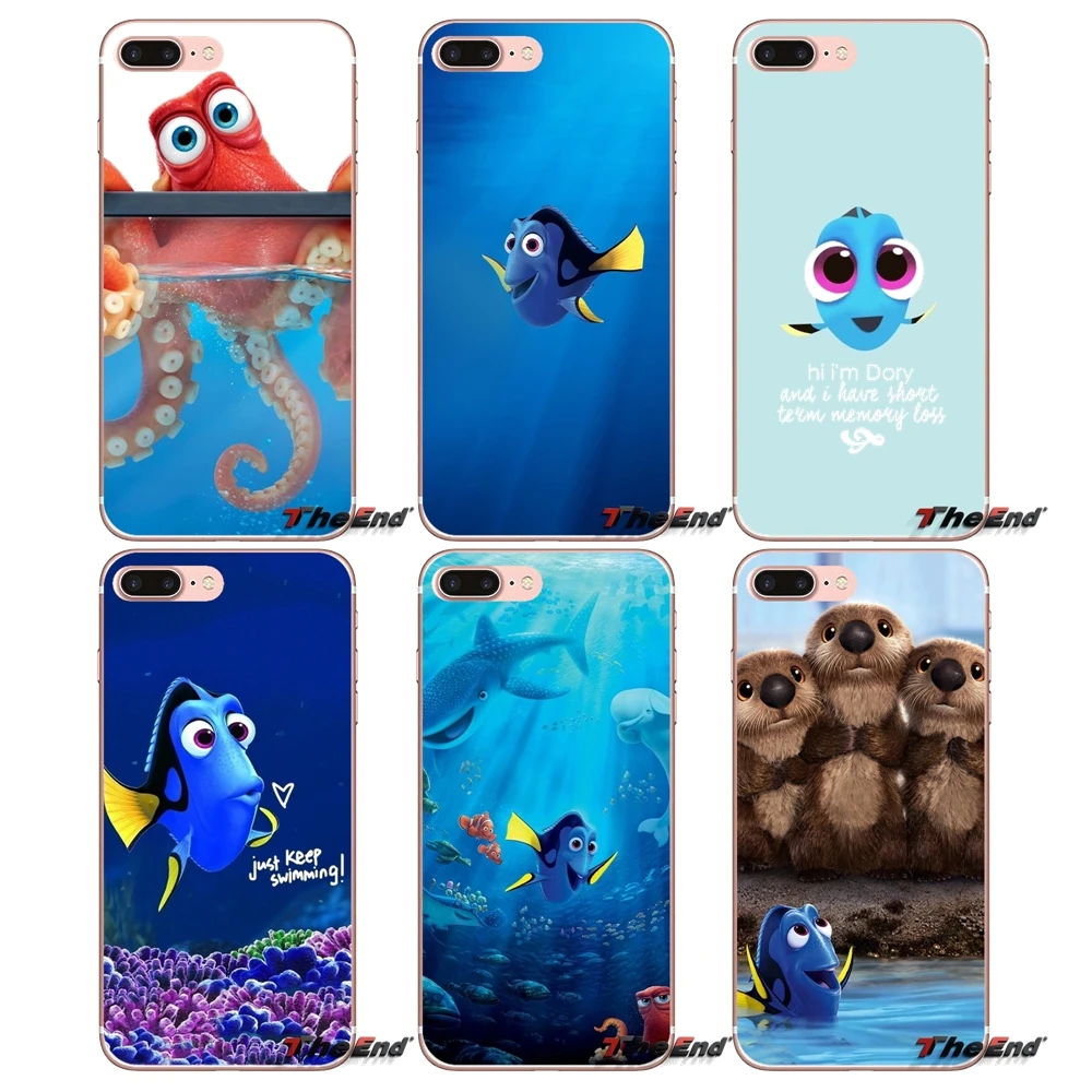 Для Samsung Galaxy S2 S3 S4 S5 MINI S6 S7 edge S8 S9 Plus Note 2 3 4 5 8 Coque Fundas чехол из ТПУ В поисках Немо Дори