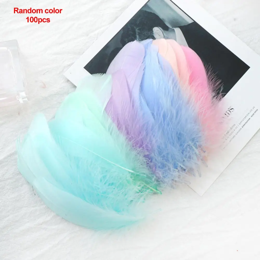 100Pcs/Pack DIY Elegant Studio Multi Color Lightweight Natural Wedding Handmade Props Party Feather Decorative Craft
100Pcs/Pack DIY Elegant Studio Multi Color Lightweight Natural Wedding Handmade Props Party Feather Decorative Craft