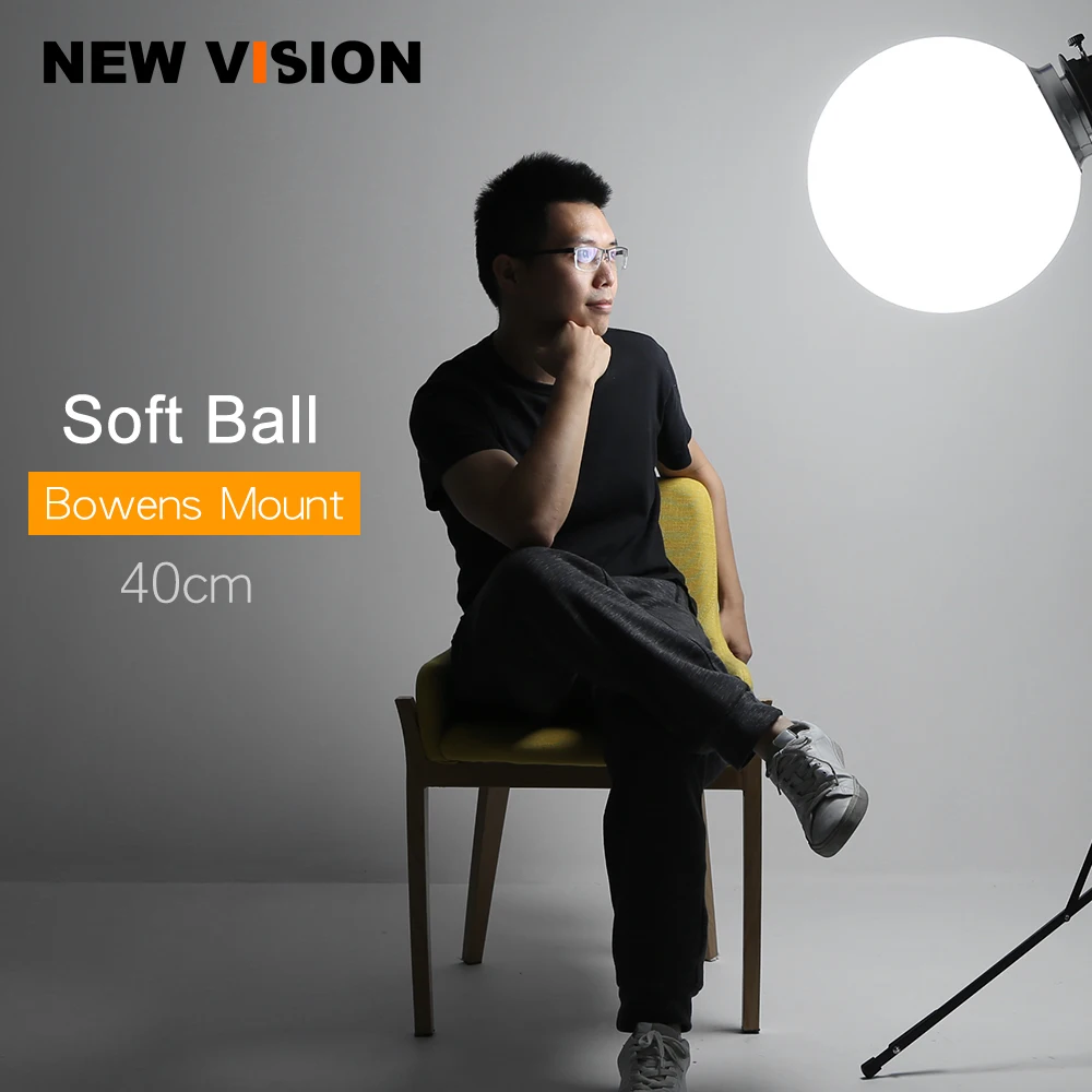 Soft Light Ball 16"x16" 40cm*40cm Speedlite Studio Strobe Flash Photo Soft light ball Diffuser
Soft Light Ball 16"x16" 40cm*40cm Speedlite Studio Strobe Flash Photo Soft light ball Diffuser