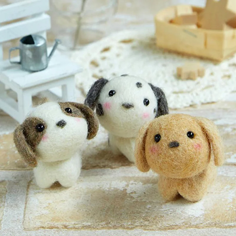 2019 Creative Cute Dog Pet Toy Doll Wool Felt Poked Kitting Non-Finished Handcarft Wool Felting Material Package
2019 Creative Cute Dog Pet Toy Doll Wool Felt Poked Kitting Non-Finished Handcarft Wool Felting Material Package