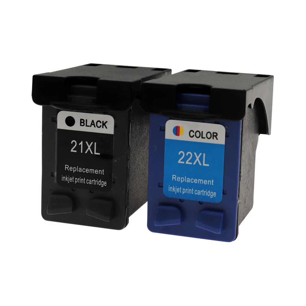 Refilled Ink cartridge Replacement For HP 21Xl 22XL for hp 21 for hp 22 Deskjet F2180 F2280 F4180 F4100 F2100 F2200 C9351A C9352
Refilled Ink cartridge Replacement For HP 21Xl 22XL for hp 21 for hp 22 Deskjet F2180 F2280 F4180 F4100 F2100 F2200 C9351A C9352