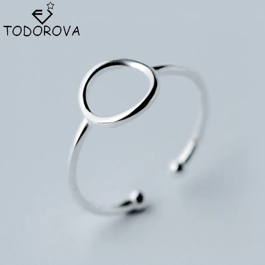 Todorova New Arrival 925 Sterling Silver Rings for Women Adjustable Geometric Circle Round Adjustable Rings Female Gift Jewelry
Todorova New Arrival 925 Sterling Silver Rings for Women Adjustable Geometric Circle Round Adjustable Rings Female Gift Jewelry
