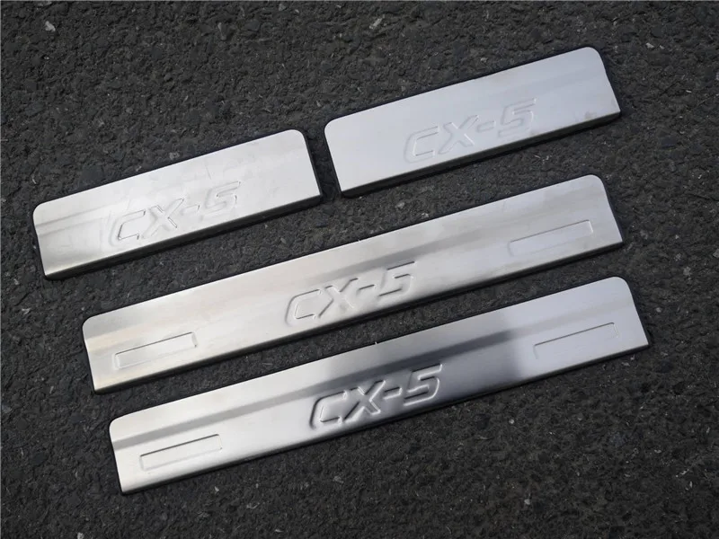 Car accessories stainless steel Scuff Plate/Door Sill Door Sills Pedal Protector For Mazda CX-5 CX5 2017 2018 2019 Car modeling
Car accessories stainless steel Scuff Plate/Door Sill Door Sills Pedal Protector For Mazda CX-5 CX5 2017 2018 2019 Car modeling