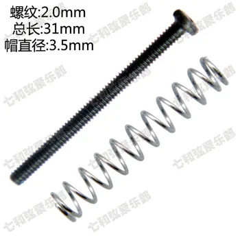 8Pcs Black Electric guitar Humbucker Double Coil Pickups Adjust height screws springs fix Pickup bolt and spring guitar parts
8Pcs Black Electric guitar Humbucker Double Coil Pickups Adjust height screws springs fix Pickup bolt and spring guitar parts