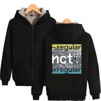 NCT 127 Regular Album Thick Warm Zipper Hooded Sweatshirt Print NCT 127 Casual Men Women Fashion Winter Clothes High Quality
NCT 127 Regular Album Thick Warm Zipper Hooded Sweatshirt Print NCT 127 Casual Men Women Fashion Winter Clothes High Quality