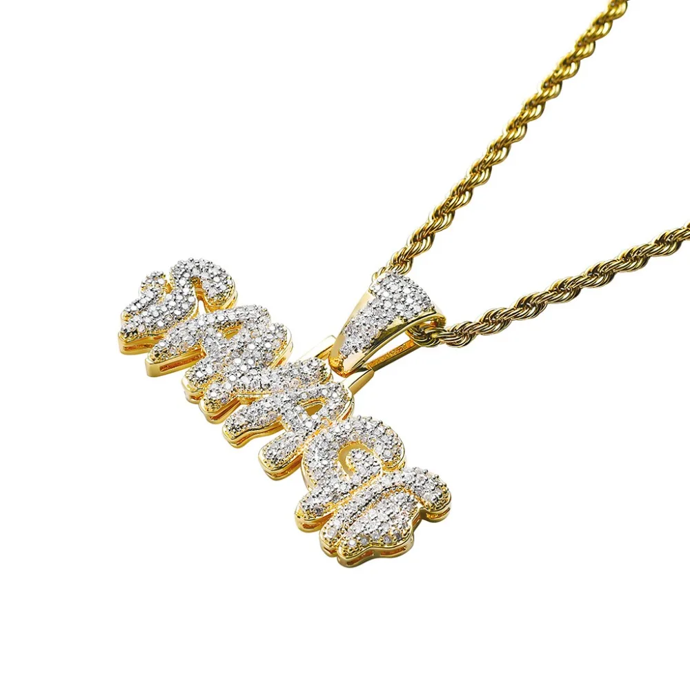 Hiphop Jewelry Micro Pave CZ Zircon Stone Pendant Iced Out Rap Charm Braided Steel Chain SAVAGE Letter Necklace
Hiphop Jewelry Micro Pave CZ Zircon Stone Pendant Iced Out Rap Charm Braided Steel Chain SAVAGE Letter Necklace