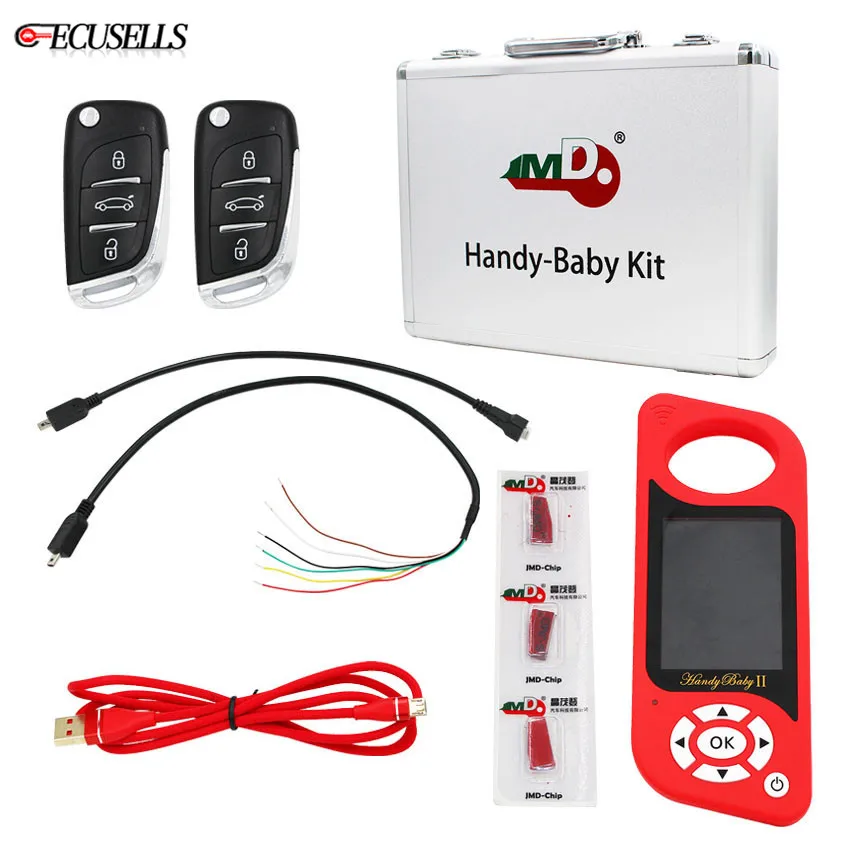 JMD Handy Baby II Auto Key Tool for 4D/46/48/G Chips Programmer Handy Baby 2 Key Generator with G/48 Function English / Spanish
JMD Handy Baby II Auto Key Tool for 4D/46/48/G Chips Programmer Handy Baby 2 Key Generator with G/48 Function English / Spanish