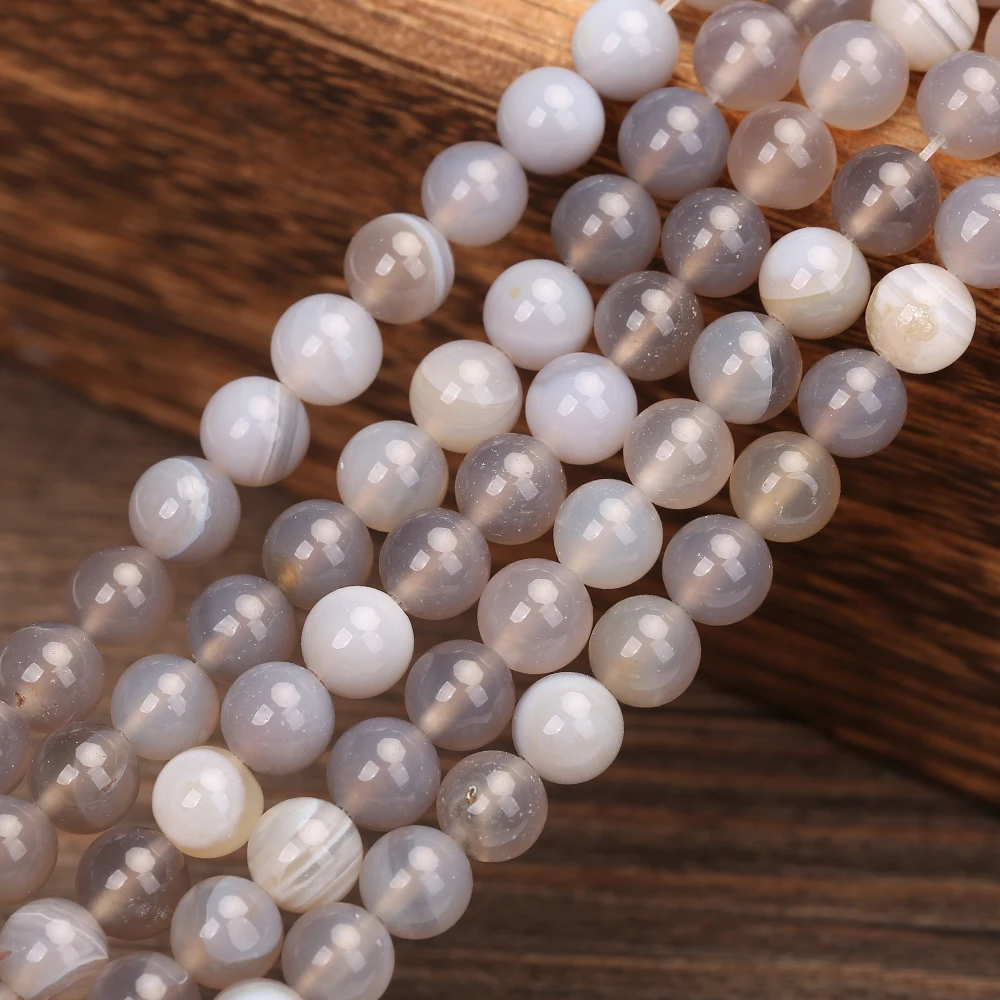 KANGKANG Natural Stone Bead For Jewelry Handmade Gray Stripes Onyx Agat DIY Bracelet Necklace Bead Diameter 4 6 8 10 12 mm 15''
KANGKANG Natural Stone Bead For Jewelry Handmade Gray Stripes Onyx Agat DIY Bracelet Necklace Bead Diameter 4 6 8 10 12 mm 15''