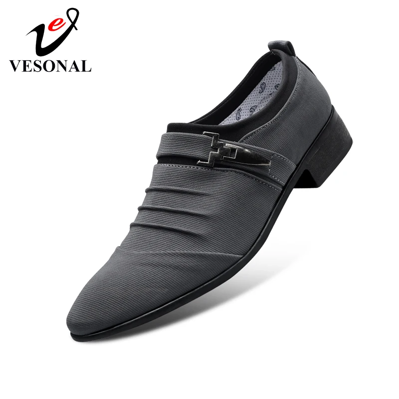 VESONAL 2019 Spring Autumn Canvas Shoes Men Casual Slip-On Vintage Classic Mens Dress Shoes Male Formal Office Business 1618-1
VESONAL 2019 Spring Autumn Canvas Shoes Men Casual Slip-On Vintage Classic Mens Dress Shoes Male Formal Office Business 1618-1