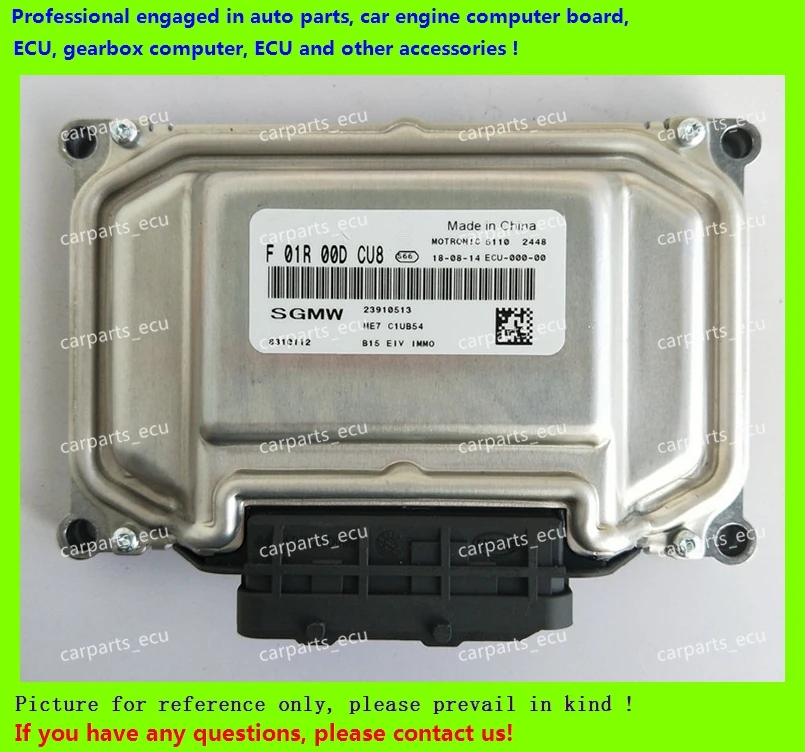 For car engine computer board/ME7.8.8/ME17 ECU/Electronic Control Unit/Wuling Baojun/Rongguang/F01R00DCU8 23910513/F01RB0DCU8
For car engine computer board/ME7.8.8/ME17 ECU/Electronic Control Unit/Wuling Baojun/Rongguang/F01R00DCU8 23910513/F01RB0DCU8