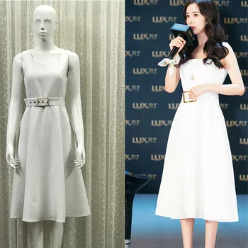 2019 Dress Sexy Yang Mi Celebrity Backless Elegant O Nexk Women Bandage Sleeveless Night Club Body con Party Dresses Wholesale
2019 Dress Sexy Yang Mi Celebrity Backless Elegant O Nexk Women Bandage Sleeveless Night Club Body con Party Dresses Wholesale