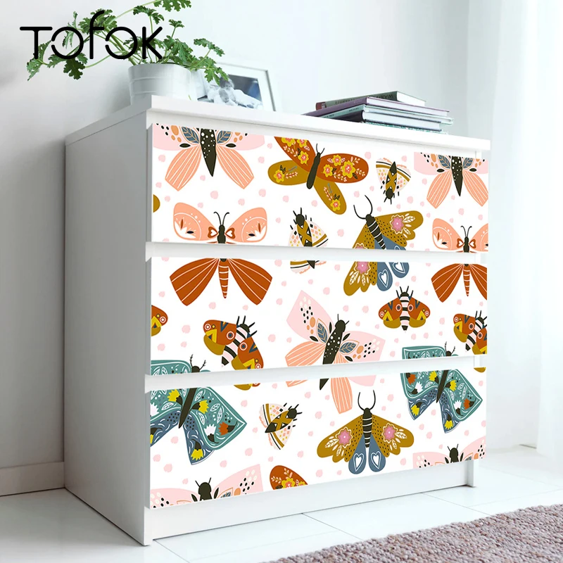 Tofok 3pcs/set Butterfly Cabinet Drawer DIY Sticker Nordic Style PVC Furniture Beautified Self-adhesive Board Sticker Decor
Tofok 3pcs/set Butterfly Cabinet Drawer DIY Sticker Nordic Style PVC Furniture Beautified Self-adhesive Board Sticker Decor