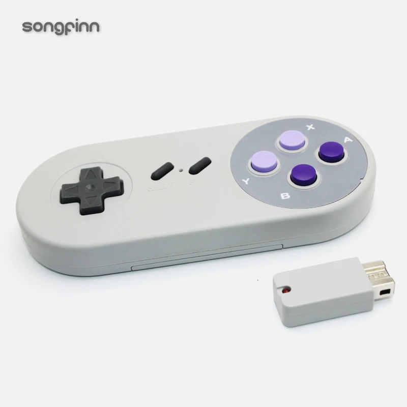 SONGFINN Wireless Bluetooth Controller Gaming Joypad Joystick for mini 2017 SNES Classic Edition for 16 bit 46 pin Game Console
SONGFINN Wireless Bluetooth Controller Gaming Joypad Joystick for mini 2017 SNES Classic Edition for 16 bit 46 pin Game Console
