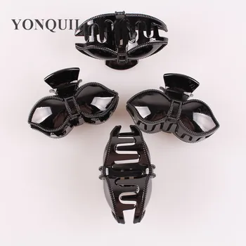 New hair style 9CM Size Large plastic crab Hair Claws for Women bow Shape shining black grasp clip Hair Wear 24pcs/lot SYHC34
New hair style 9CM Size Large plastic crab Hair Claws for Women bow Shape shining black grasp clip Hair Wear 24pcs/lot SYHC34