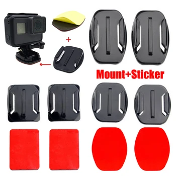 Adhesive Mounts For Go Pro 7 6 5 4 3 Curved Flat Mounts Sticky Pads for Go Pro Yi SJCAM Action Camera Helmet Board Car
Adhesive Mounts For Go Pro 7 6 5 4 3 Curved Flat Mounts Sticky Pads for Go Pro Yi SJCAM Action Camera Helmet Board Car