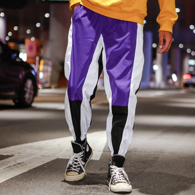 ZK Color Block Patchwork Pants Men Hip Hop Panelled Casual Joggers Trousers Male Windbreaker Joggers Sweatpants High Quality
ZK Color Block Patchwork Pants Men Hip Hop Panelled Casual Joggers Trousers Male Windbreaker Joggers Sweatpants High Quality