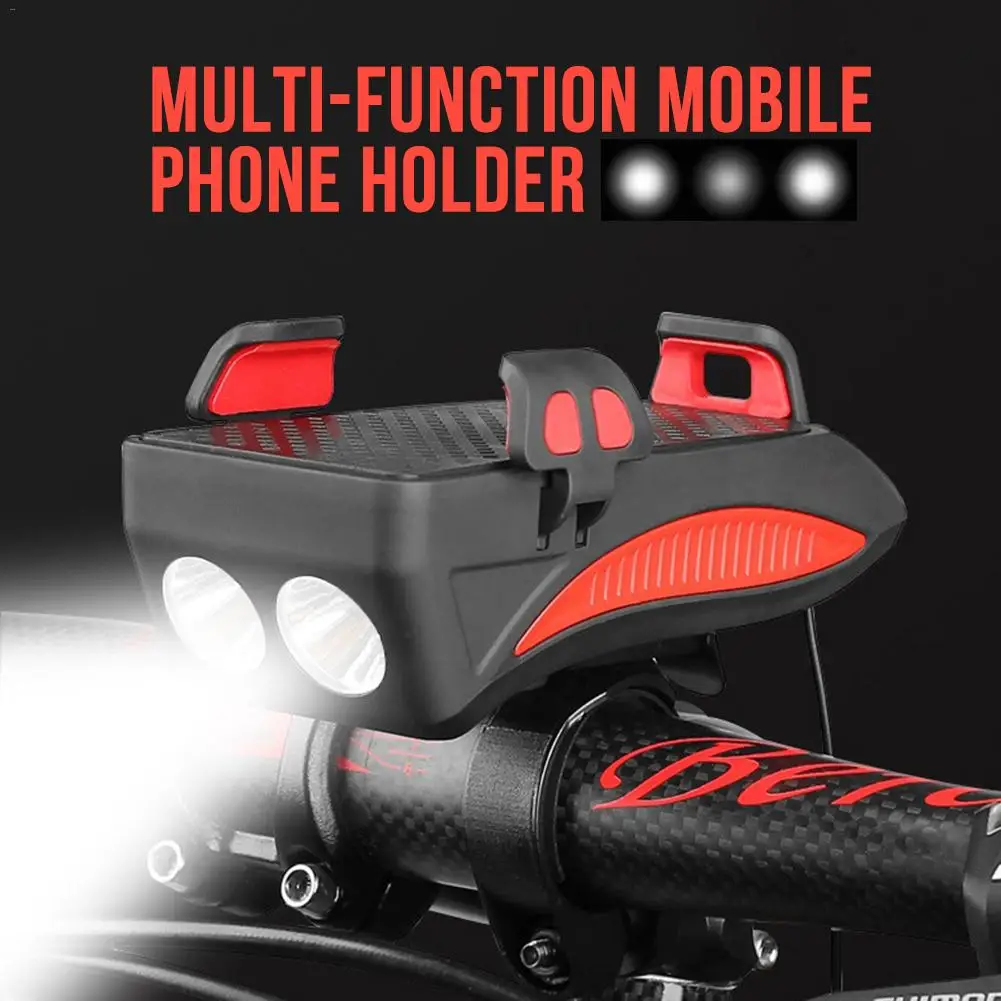 Multi-functional Bicycle Light Mobile Phone Holder Riding Headlight Horn 2000mAh Charging Fixed Holder Cycling Mount Bracket
Multi-functional Bicycle Light Mobile Phone Holder Riding Headlight Horn 2000mAh Charging Fixed Holder Cycling Mount Bracket