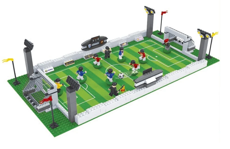 Model building kits compatible with lego city football series 199 3D blocks Educational model building toys hobbies for children
Model building kits compatible with lego city football series 199 3D blocks Educational model building toys hobbies for children
