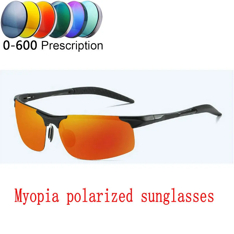 Мужские квадратные солнцезащитные очки FML с поляризационными линзами для