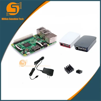 Raspberry Pi 3 Starter Kit C with Raspberry Pi 3 Model B + original pi 3 case + Heatsinks +Power Supply
Raspberry Pi 3 Starter Kit C with Raspberry Pi 3 Model B + original pi 3 case + Heatsinks +Power Supply