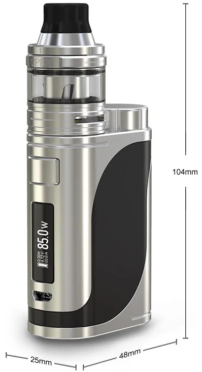 Eleaf iStick Pico 25 Kit with 2ml ELLO Atomizer tank with HW Coils iStick Pico 25 Box MOD 85W fit 18650 battery E Cigarette Vape