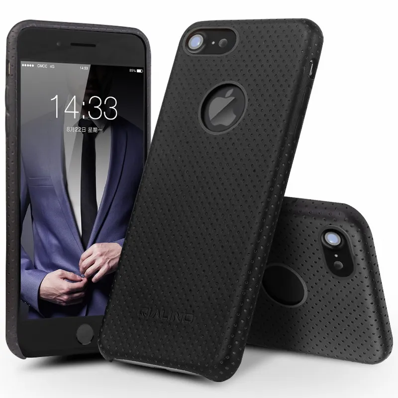 QIALINO for iPhone 7 Case Fashion Ultra Thin Genuine Leather Phone Cover for iPhone 7 plus New Luxury Back Case for 4.7/5.5 inch
QIALINO for iPhone 7 Case Fashion Ultra Thin Genuine Leather Phone Cover for iPhone 7 plus New Luxury Back Case for 4.7/5.5 inch