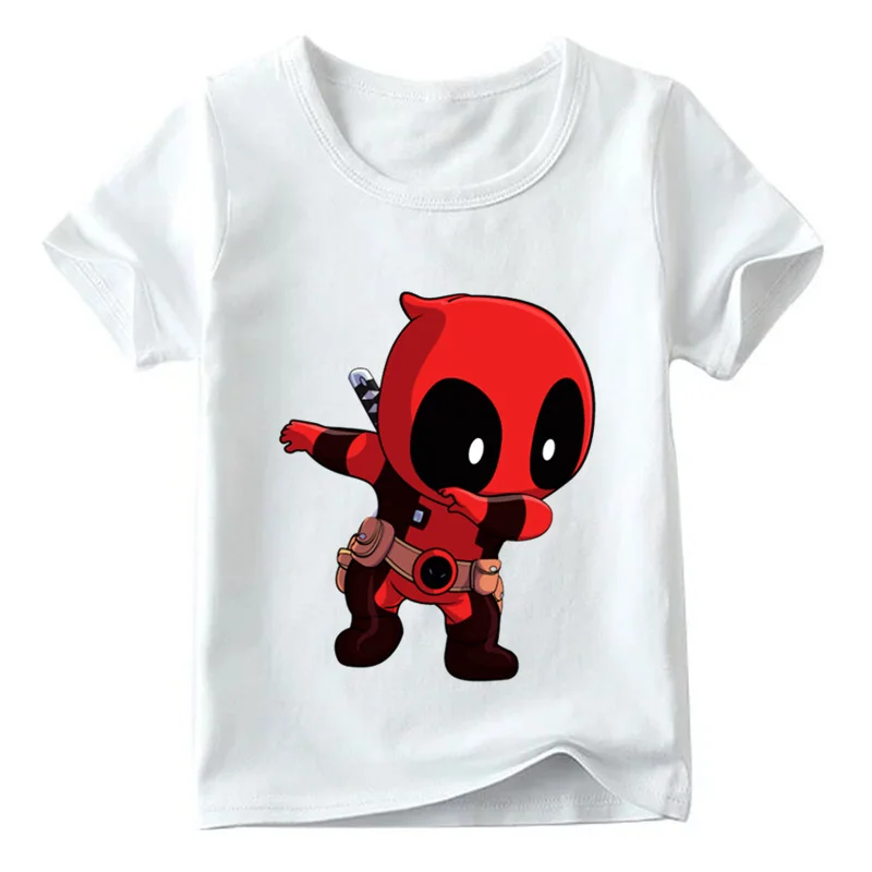 Children Cartoon Dabbing Deadpool Funny T shirt Baby Boys/Girls Summer Tops Short Sleeve T shirts Kids Casual Clothes YUDIE
Children Cartoon Dabbing Deadpool Funny T shirt Baby Boys/Girls Summer Tops Short Sleeve T shirts Kids Casual Clothes YUDIE