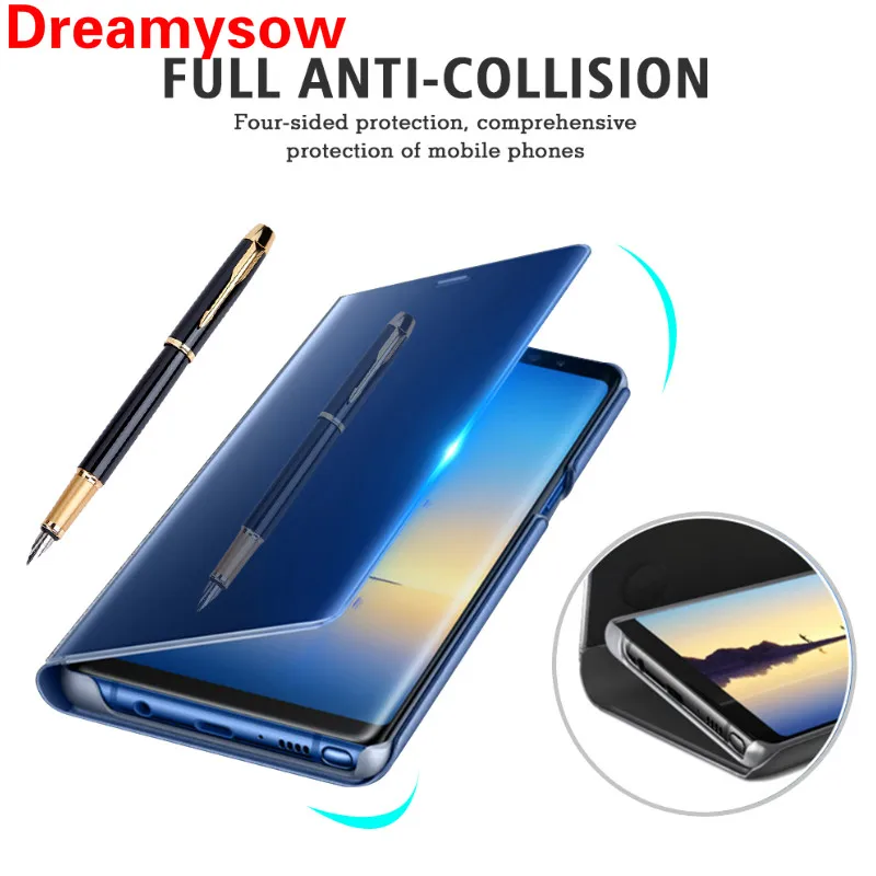 Dreamysow Original Mirror Smart View Flip Cover Phone Case For Samsung Galaxy A5 A3 A7 J3 2017 J5 J7 Prime S9 S8 Plus Note8 Case
Dreamysow Original Mirror Smart View Flip Cover Phone Case For Samsung Galaxy A5 A3 A7 J3 2017 J5 J7 Prime S9 S8 Plus Note8 Case