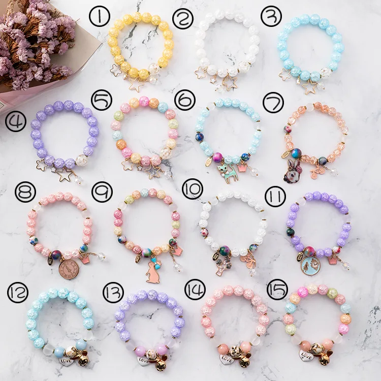 Korean Sweet Cute Crown Rabbit Pendant Bracelet Crystal Beaded Bracelets Bangles for Women Girls Charm Fashion Jewelry Gift
Korean Sweet Cute Crown Rabbit Pendant Bracelet Crystal Beaded Bracelets Bangles for Women Girls Charm Fashion Jewelry Gift