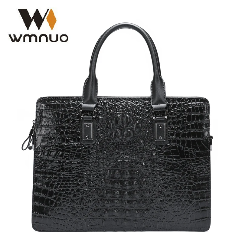 Wmnuo Men Briefcase Bag Handbag Crocodile Pattern Cow Leather Man Shoulder Messenger Computer Bag Men Crossbody Business Bag New
Wmnuo Men Briefcase Bag Handbag Crocodile Pattern Cow Leather Man Shoulder Messenger Computer Bag Men Crossbody Business Bag New