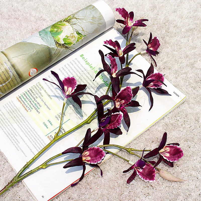 Luxury Orchids Long branch Artificial Flowers Butterfly Orchid for Christmas Home Wedding fall Decorations flores artificiales
Luxury Orchids Long branch Artificial Flowers Butterfly Orchid for Christmas Home Wedding fall Decorations flores artificiales