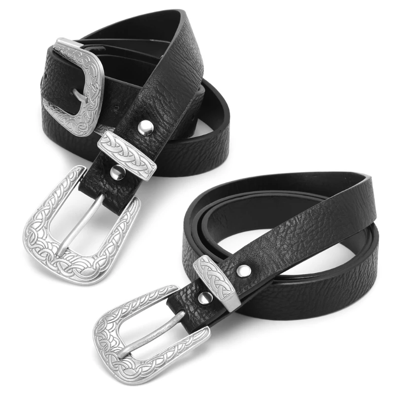 Women Boho Vintage Faux Leather Single/ Double Buckle Belts Metal Waistbands 2018 New Fashion Black 105cm Female Belts
Women Boho Vintage Faux Leather Single/ Double Buckle Belts Metal Waistbands 2018 New Fashion Black 105cm Female Belts
