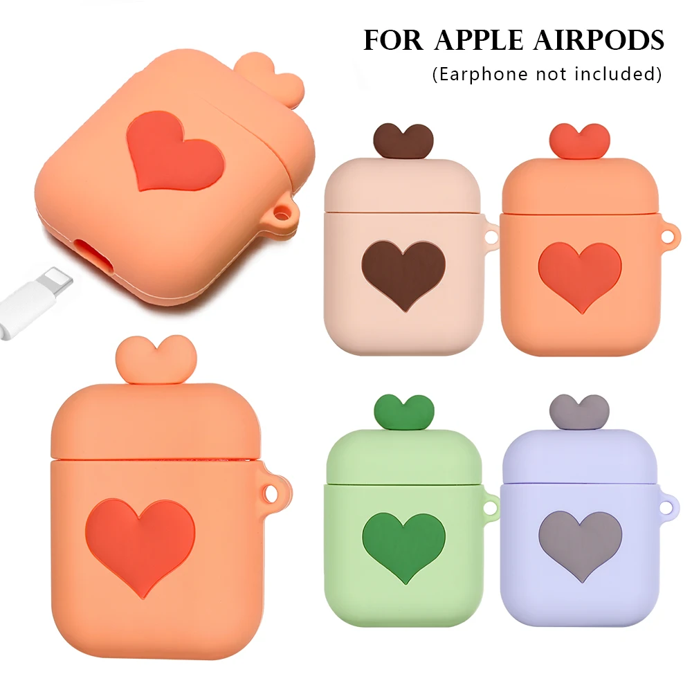New Loving Heart Cartoon Wireless Bluetooth Earphone Silicone Charging Headphones Cases Protective For Apple Airpods case cover
New Loving Heart Cartoon Wireless Bluetooth Earphone Silicone Charging Headphones Cases Protective For Apple Airpods case cover