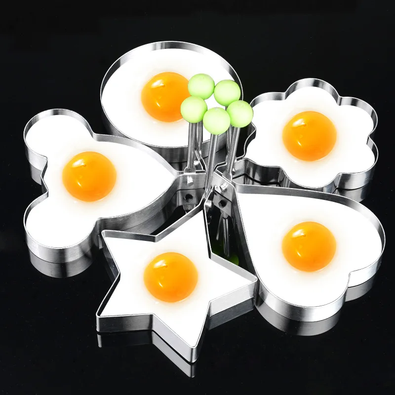 1 Pc Thicker Stainless Steel Form For Frying Eggs Tools Breakfast Omelette Mold Device Pancake Ring Egg Shaped Kitchen Tool
1 Pc Thicker Stainless Steel Form For Frying Eggs Tools Breakfast Omelette Mold Device Pancake Ring Egg Shaped Kitchen Tool
