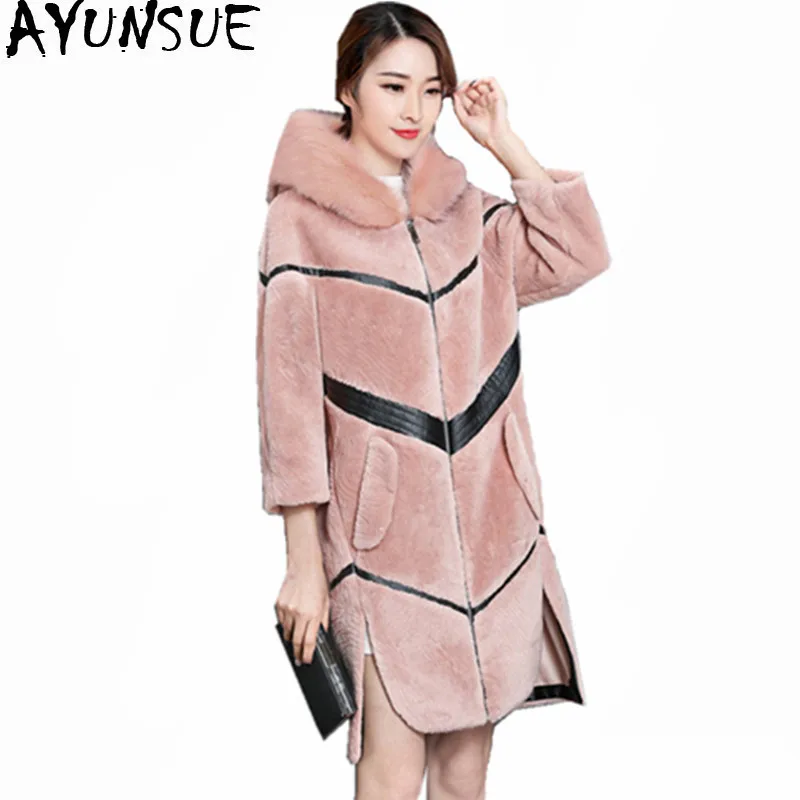AYUNSUE Hot 2019 Warm Winter Women's Coats Womens Faux Fur Coat Female Fox Fur Collar Hooded Jackets Casaco De Pele Falso WXF281
AYUNSUE Hot 2019 Warm Winter Women's Coats Womens Faux Fur Coat Female Fox Fur Collar Hooded Jackets Casaco De Pele Falso WXF281