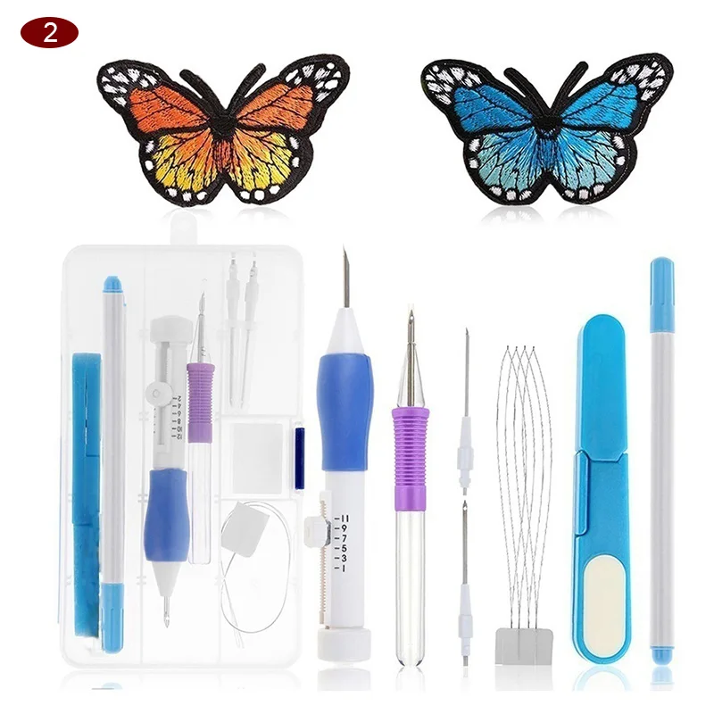 Magic Embroidery Pen Stitching Punch Needle Set Craft Knitting Sewing Tool For Threaders TB Sale
Magic Embroidery Pen Stitching Punch Needle Set Craft Knitting Sewing Tool For Threaders TB Sale