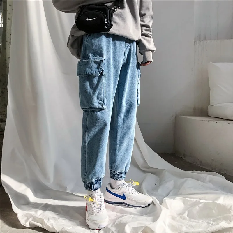 2018 Men's Cowboy Male Casual Pants Baggy Homme Stretch Classic Cargo Pocket Blue Jeans Biker Denim Trousers Plus Size M-2XL
2018 Men's Cowboy Male Casual Pants Baggy Homme Stretch Classic Cargo Pocket Blue Jeans Biker Denim Trousers Plus Size M-2XL