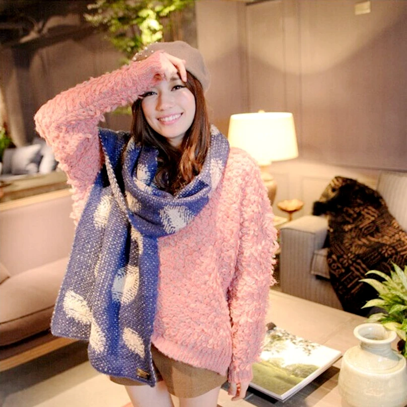 New Fashion Women Dot Pattern Winter Long Warm Tassels Scarf Spring Autumn Cozy Scarf 220*30cm Free Fhipping on Sale
New Fashion Women Dot Pattern Winter Long Warm Tassels Scarf Spring Autumn Cozy Scarf 220*30cm Free Fhipping on Sale