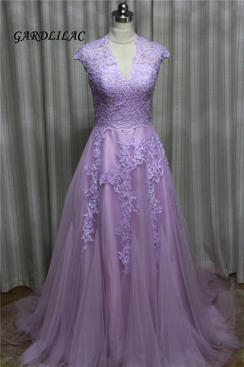 100% Real A-line Lilac Lace Wedding Dresses 2019 Tull Appliques Bridal Gown Vestido De Noiva Robe De Mariage
100% Real A-line Lilac Lace Wedding Dresses 2019 Tull Appliques Bridal Gown Vestido De Noiva Robe De Mariage