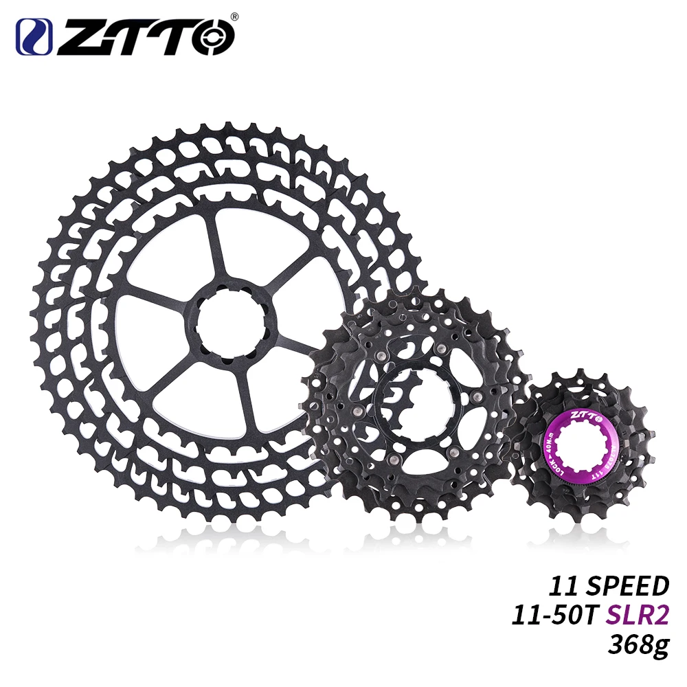 ZTTO 11Speed 11-50T SLR2 Bicycle Cassette Uprade black Freewheel Wide Ratio MTB Mountain Bike Steel Sprockets for parts System
ZTTO 11Speed 11-50T SLR2 Bicycle Cassette Uprade black Freewheel Wide Ratio MTB Mountain Bike Steel Sprockets for parts System