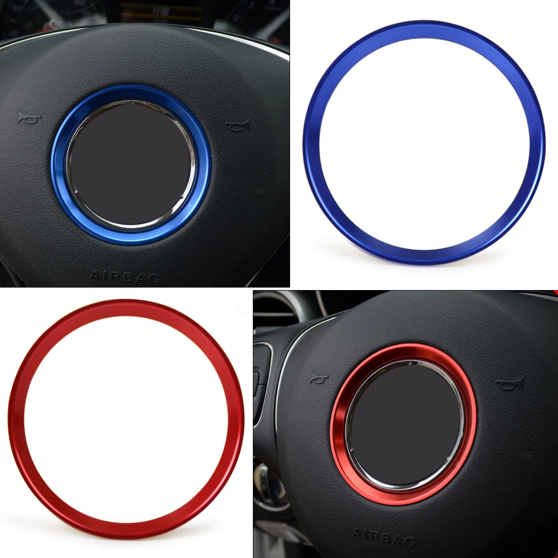 beler Car Styling Steering Wheel Badge Ring Decorative Trim Cover for Mercedes Benz C-Class C180L C200 C260 W205 2015 2016
beler Car Styling Steering Wheel Badge Ring Decorative Trim Cover for Mercedes Benz C-Class C180L C200 C260 W205 2015 2016