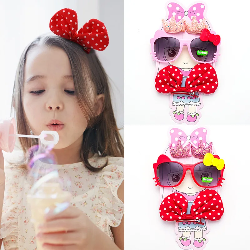 AILELINA 4pcs/lot Cute Girls Princess Children's Headdress Hairpins Bow Hair Accessories Sunglasses Model Hair Accessories
AILELINA 4pcs/lot Cute Girls Princess Children's Headdress Hairpins Bow Hair Accessories Sunglasses Model Hair Accessories