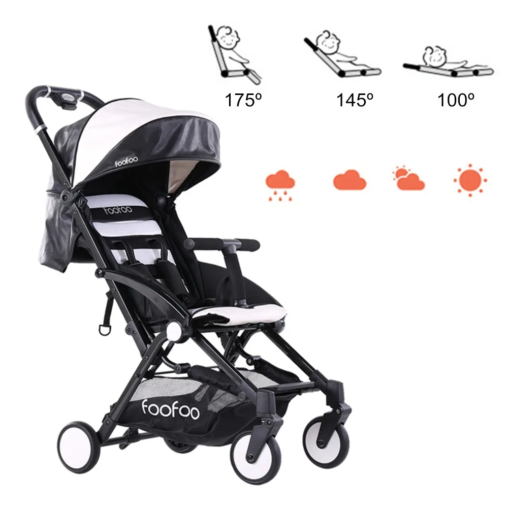 Fashion Baby Stroller, Four Wheels Folding PU leather Pushchair Lightweight Baby Carriage, Portable Pram,Can Sit and Lie down
Fashion Baby Stroller, Four Wheels Folding PU leather Pushchair Lightweight Baby Carriage, Portable Pram,Can Sit and Lie down
