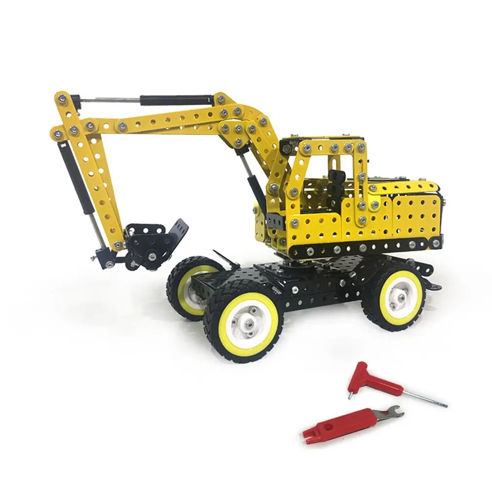 DIY ECHL Engineer Building Blocks Model Toys Brick Set Stainless Steel 3D Metal Puzzle Model Building Blocks Toys for Children
DIY ECHL Engineer Building Blocks Model Toys Brick Set Stainless Steel 3D Metal Puzzle Model Building Blocks Toys for Children