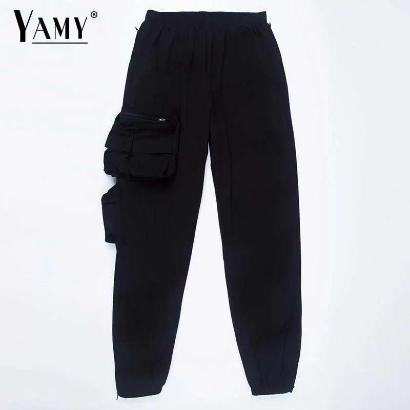 Vintage black cargo pants women pockets loose baggy harem high waist pants joggers women streetwear trousers ladies streetwear
Vintage black cargo pants women pockets loose baggy harem high waist pants joggers women streetwear trousers ladies streetwear