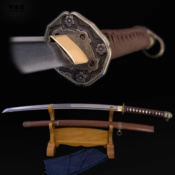 Handmade Japanese Samurai Sword Katana Folded Steel Red Blade Sharp Full Tang Tempered Bare Blade For Jp Samurai Katana
Handmade Japanese Samurai Sword Katana Folded Steel Red Blade Sharp Full Tang Tempered Bare Blade For Jp Samurai Katana