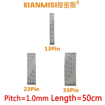 FFC/FPC Flat Flex Extension Cable 13Pin 23Pin 33Pin Same Side 1.0mm Pitch AWM VW-1 20624 20798 60V Length 50cm 5PCS
FFC/FPC Flat Flex Extension Cable 13Pin 23Pin 33Pin Same Side 1.0mm Pitch AWM VW-1 20624 20798 60V Length 50cm 5PCS