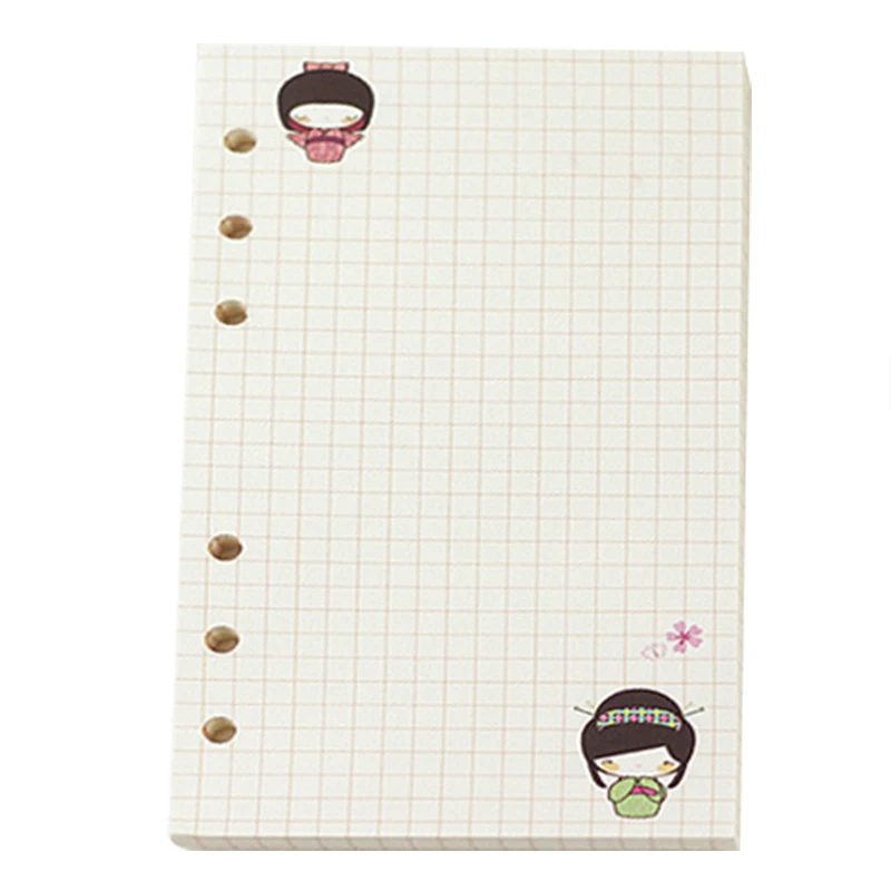 A5 Cute colorful diary refills spiral notebook replace color core loose leaf stationery gift school planner ring binder paper
A5 Cute colorful diary refills spiral notebook replace color core loose leaf stationery gift school planner ring binder paper